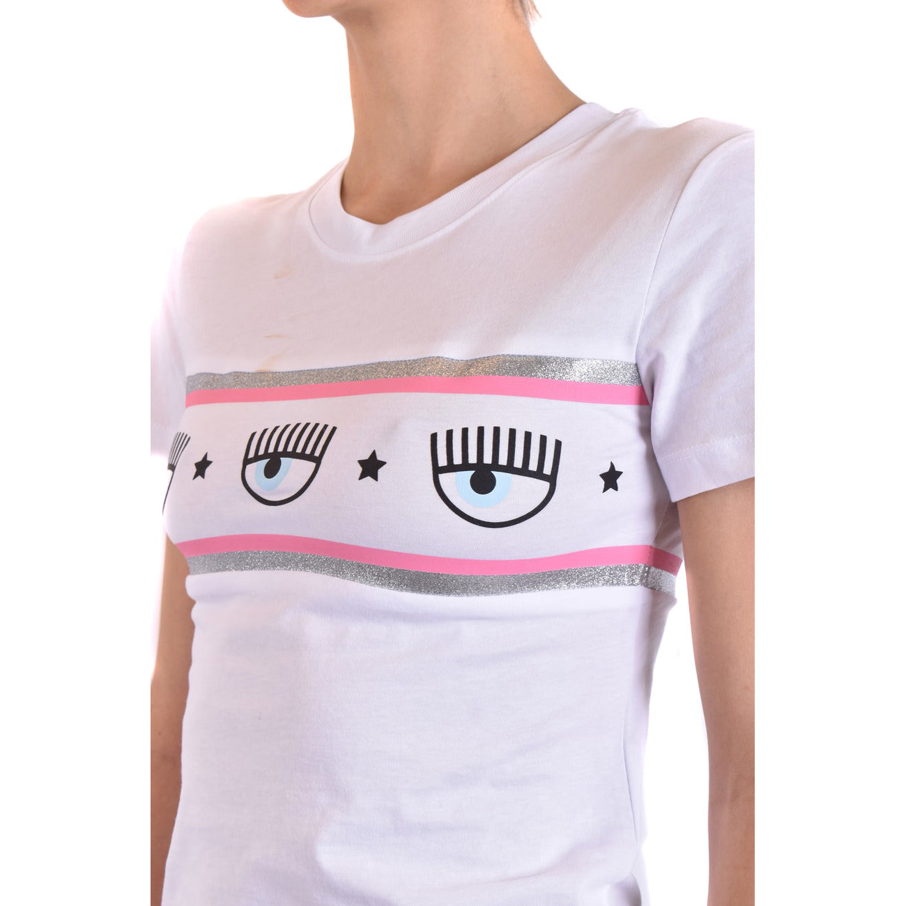 Chiara Ferragni T-shirt Dames Wit #2428894