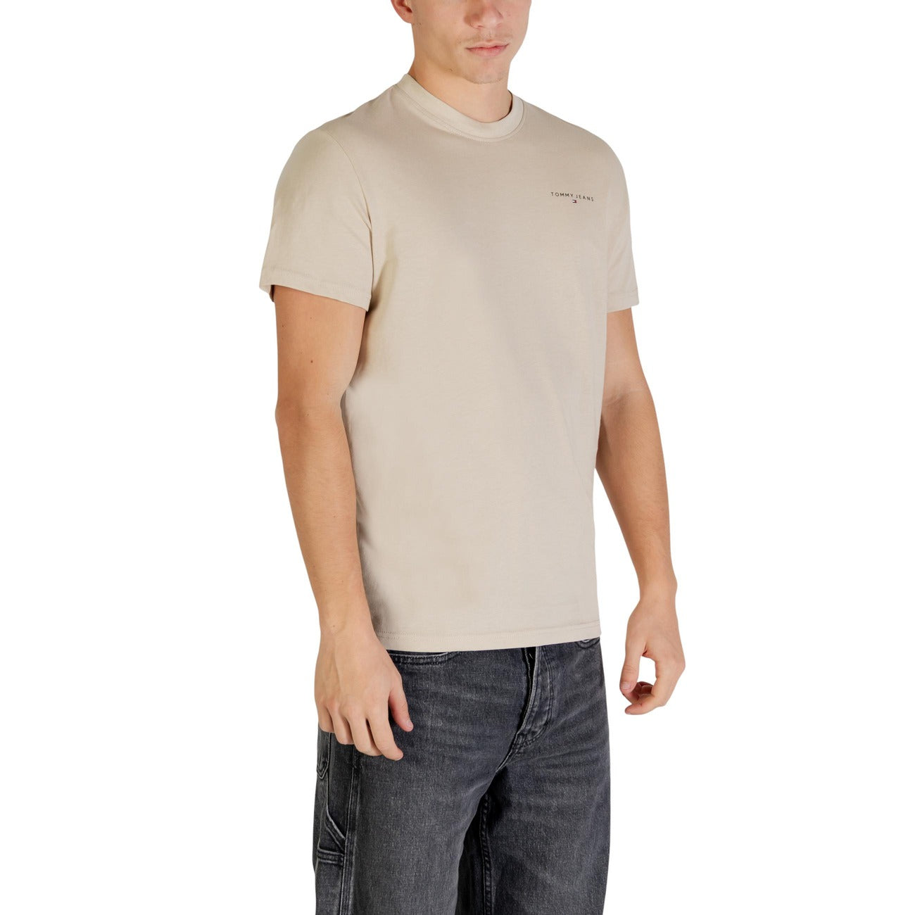 Tommy Hilfiger Jeans T-Shirt Herren Beige #2447278
