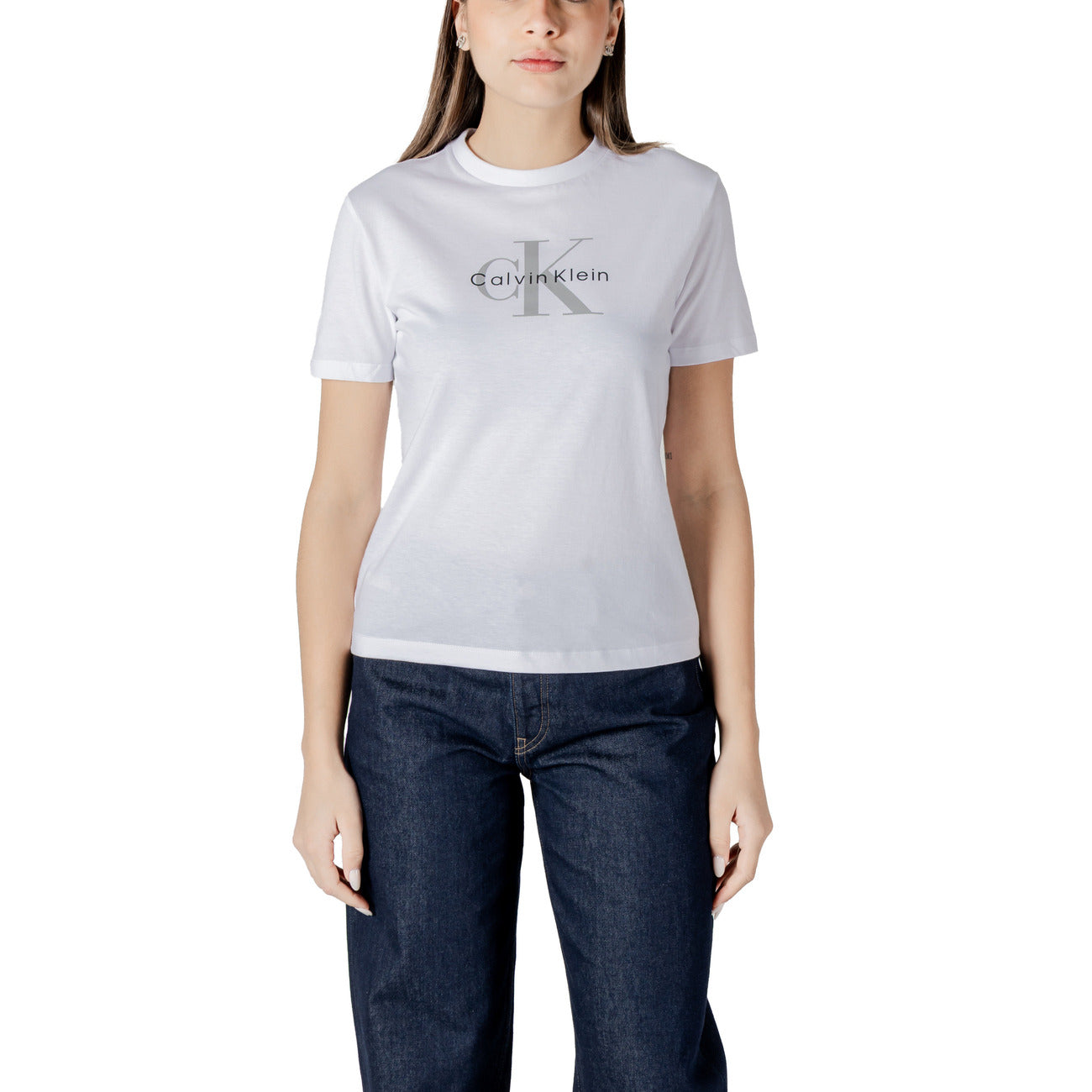 Calvin Klein Jeans T-shirt Dames Zwart #2415809
