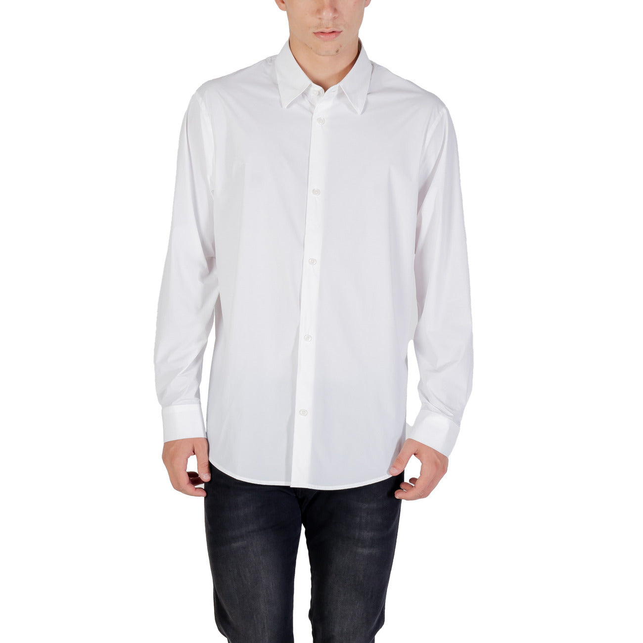 Armani Exchange Shirt Heren Zwart #2432446