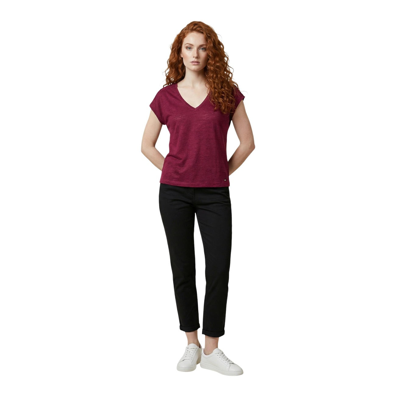 Morgan De Toi T-shirt Women Burgundy