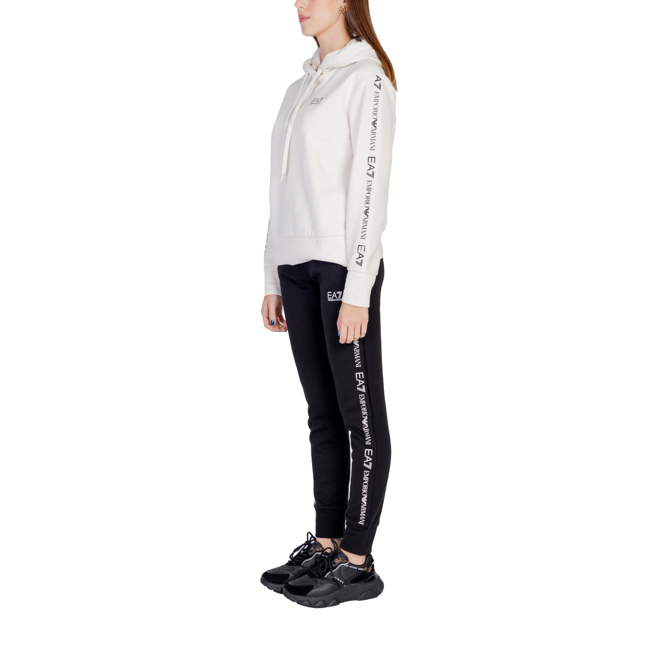 Ea7 Tracksuit Women Beige