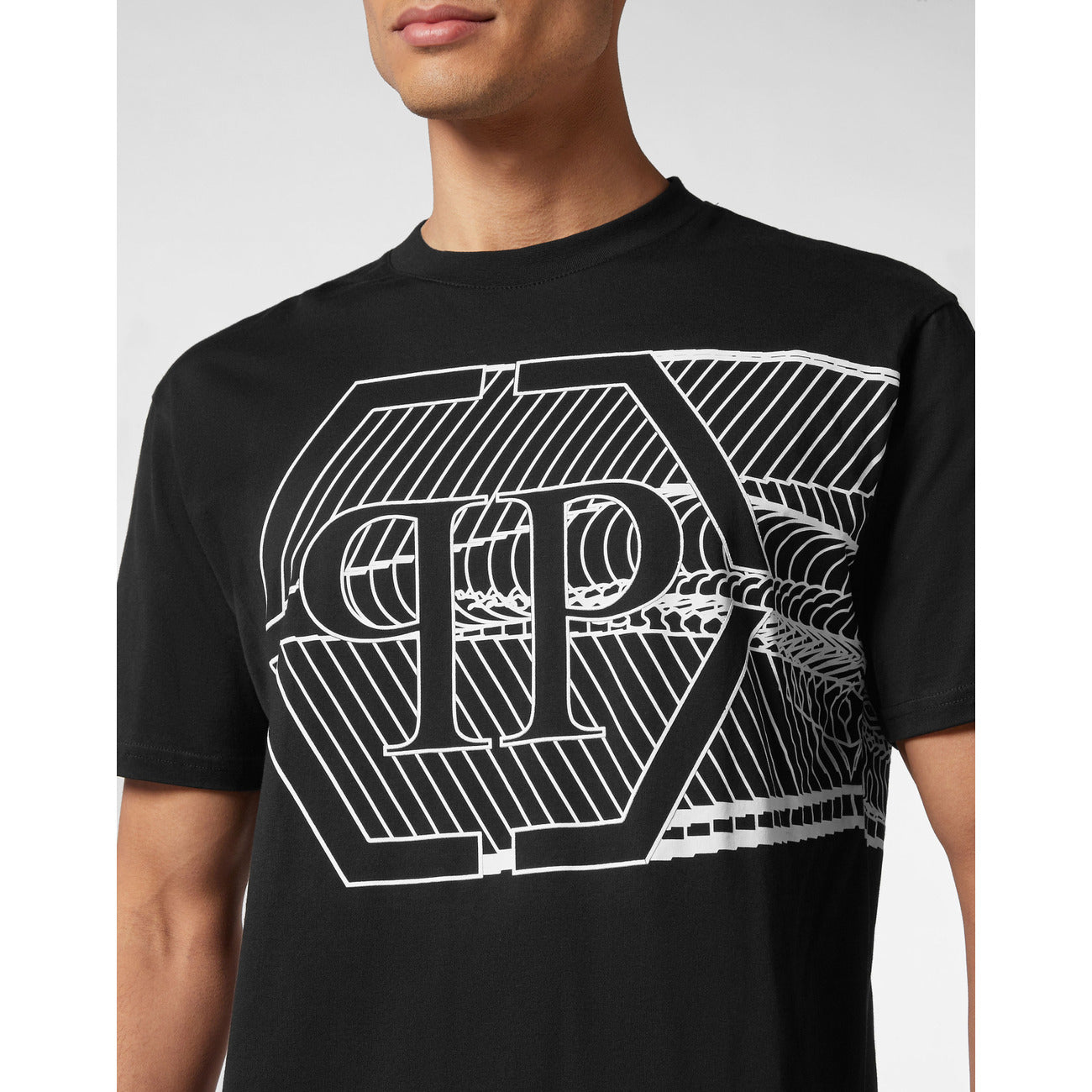 Philipp Plein T-shirt Heren Zwart #2430652