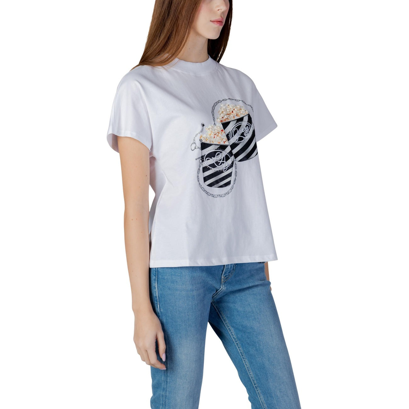 Guess T-shirt Women White White