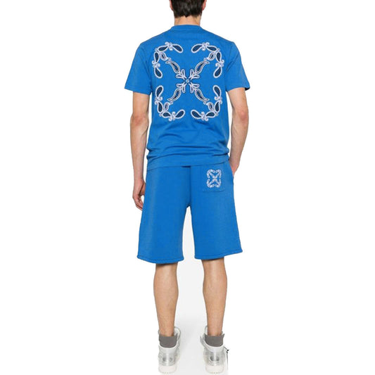 Off-white T-Shirt Herren Hellblau