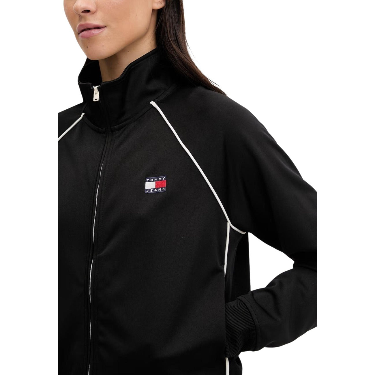 Tommy Hilfiger Jeans Sweatshirt Damen Schwarz