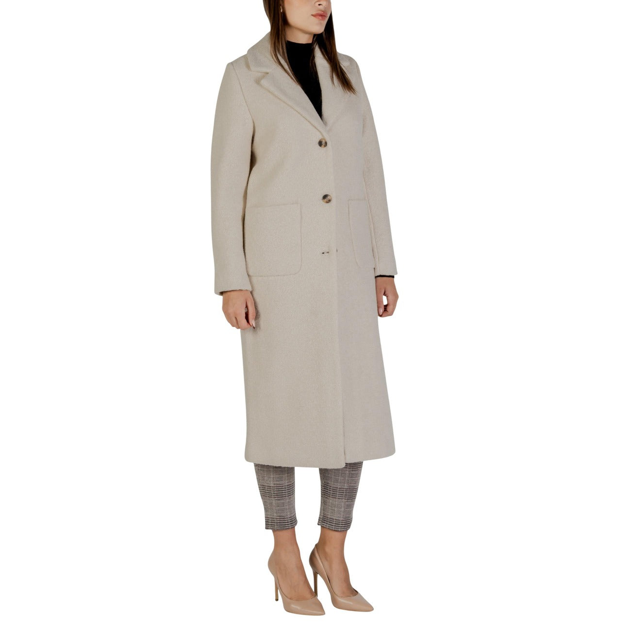 Ichi Jacke Damen Beige