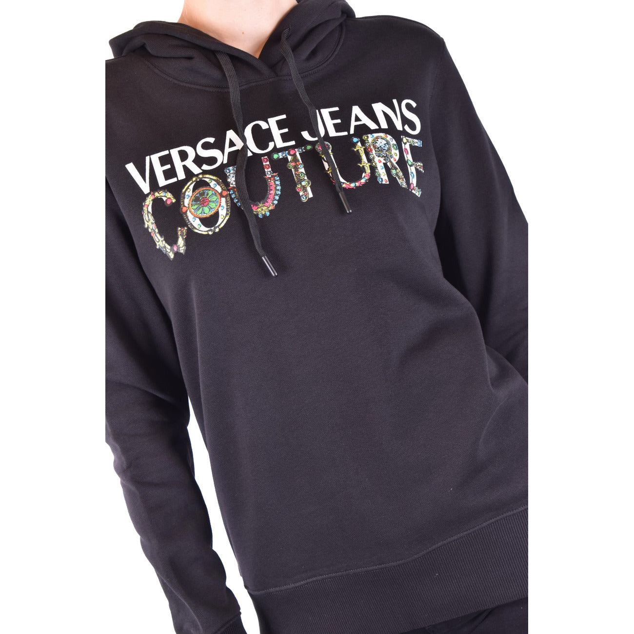 Versace Jeans Couture Sweatshirt Damen Schwarz #2428741
