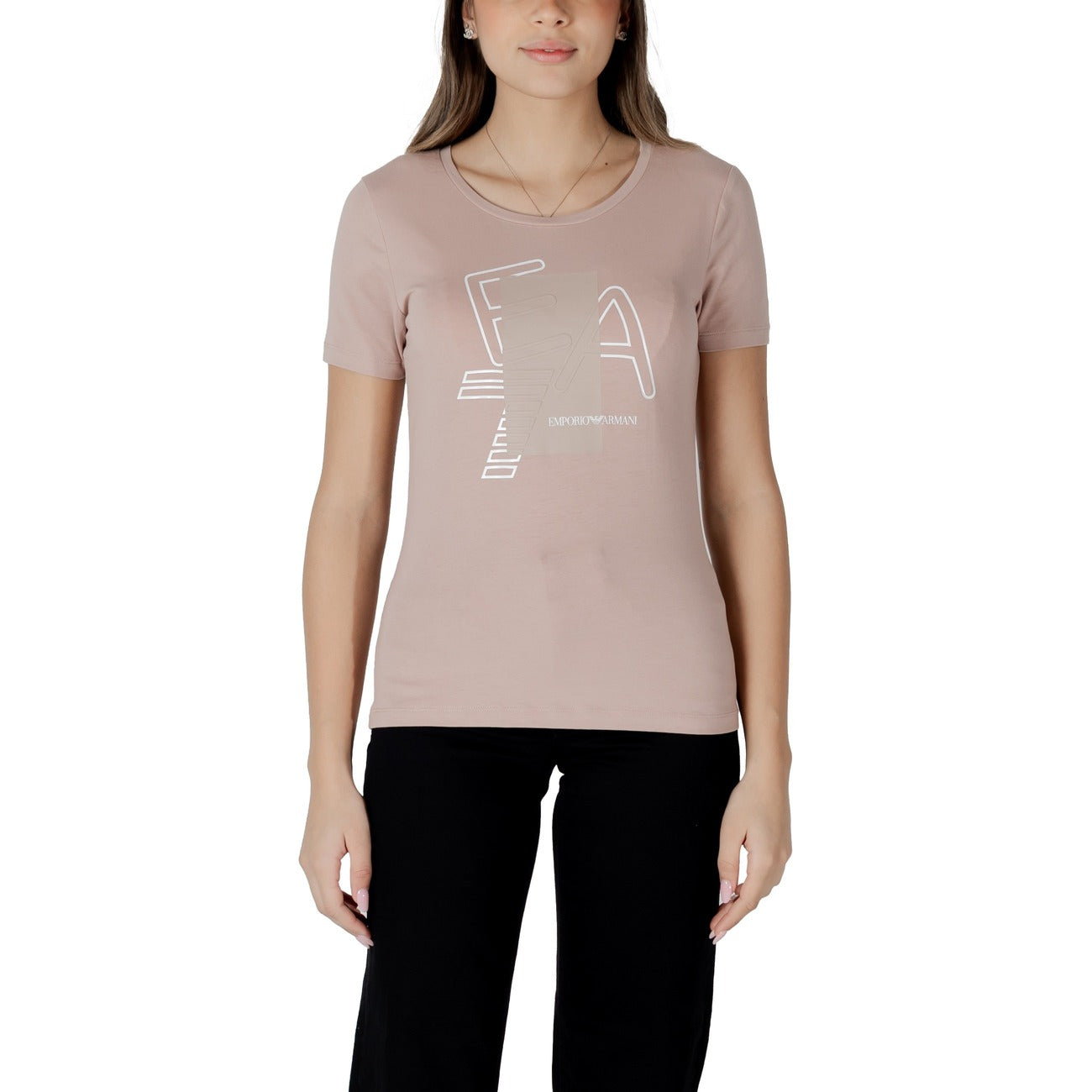 Ea7 T-shirt Dames Wit #2421815
