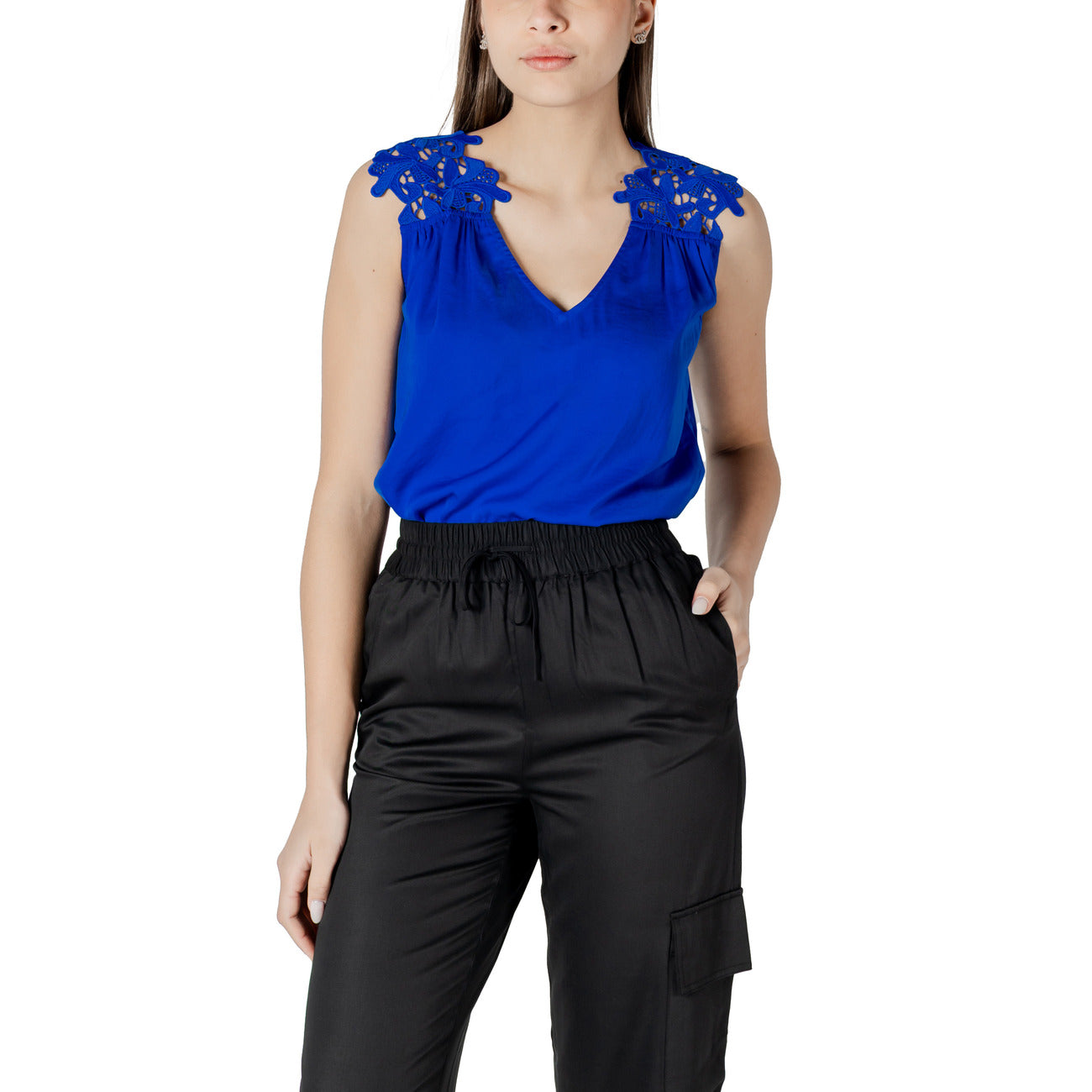 Morgan De Toi Bluse Damen Blau #2415848