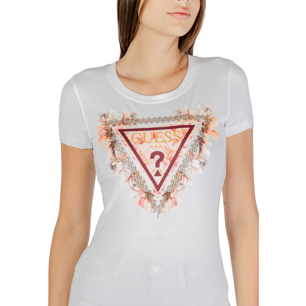 Guess T-shirt Dames Wit #2426845