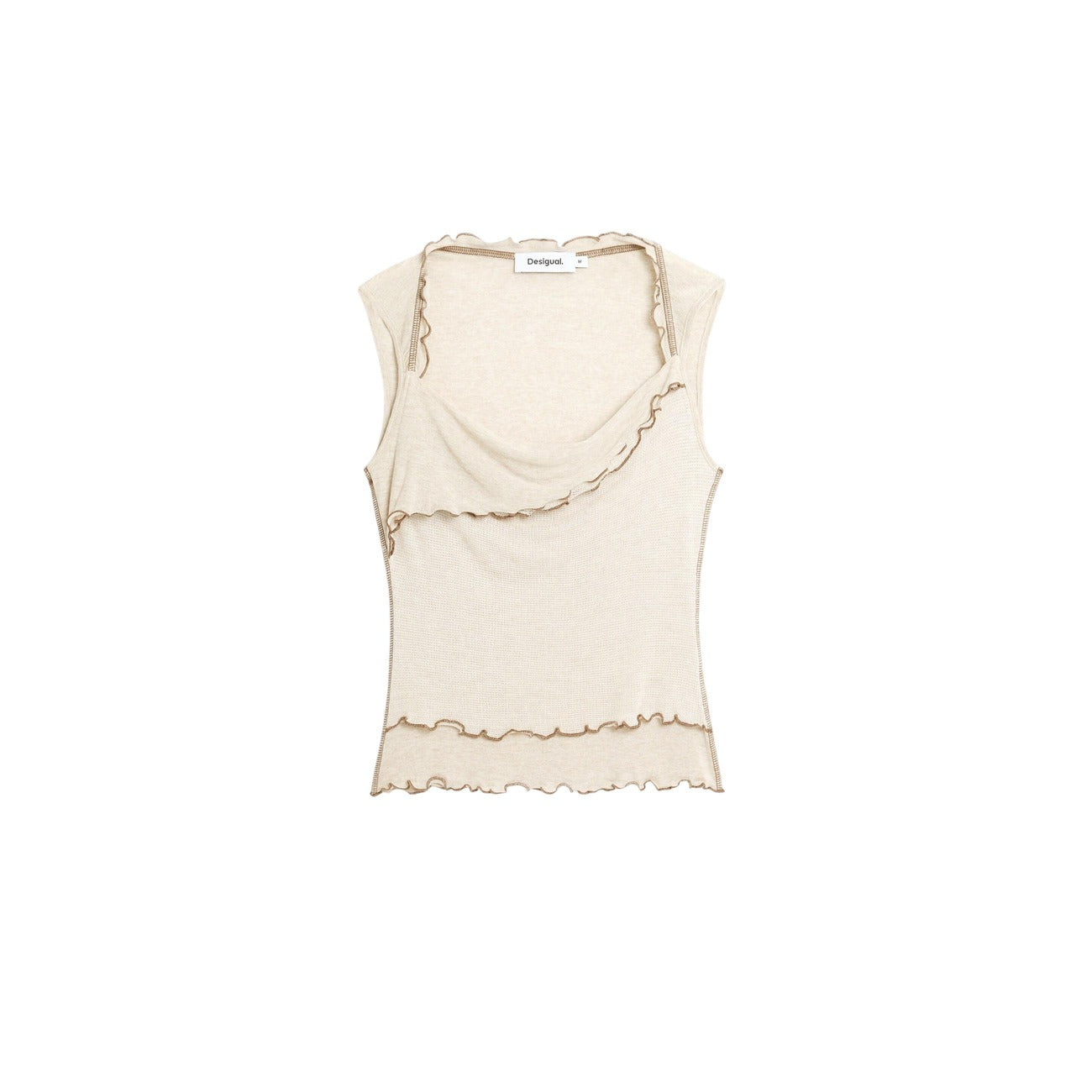 Desigual Top Damen Beige