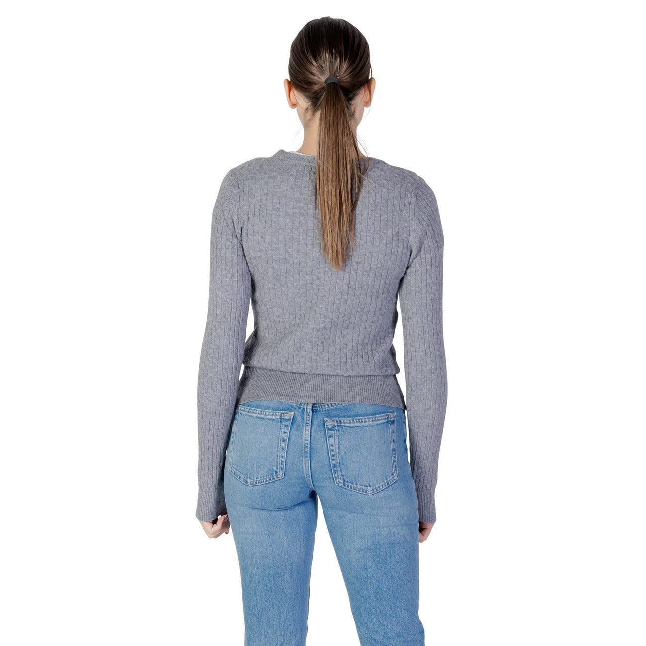 Choral Strickmode Damen Grau #2465280