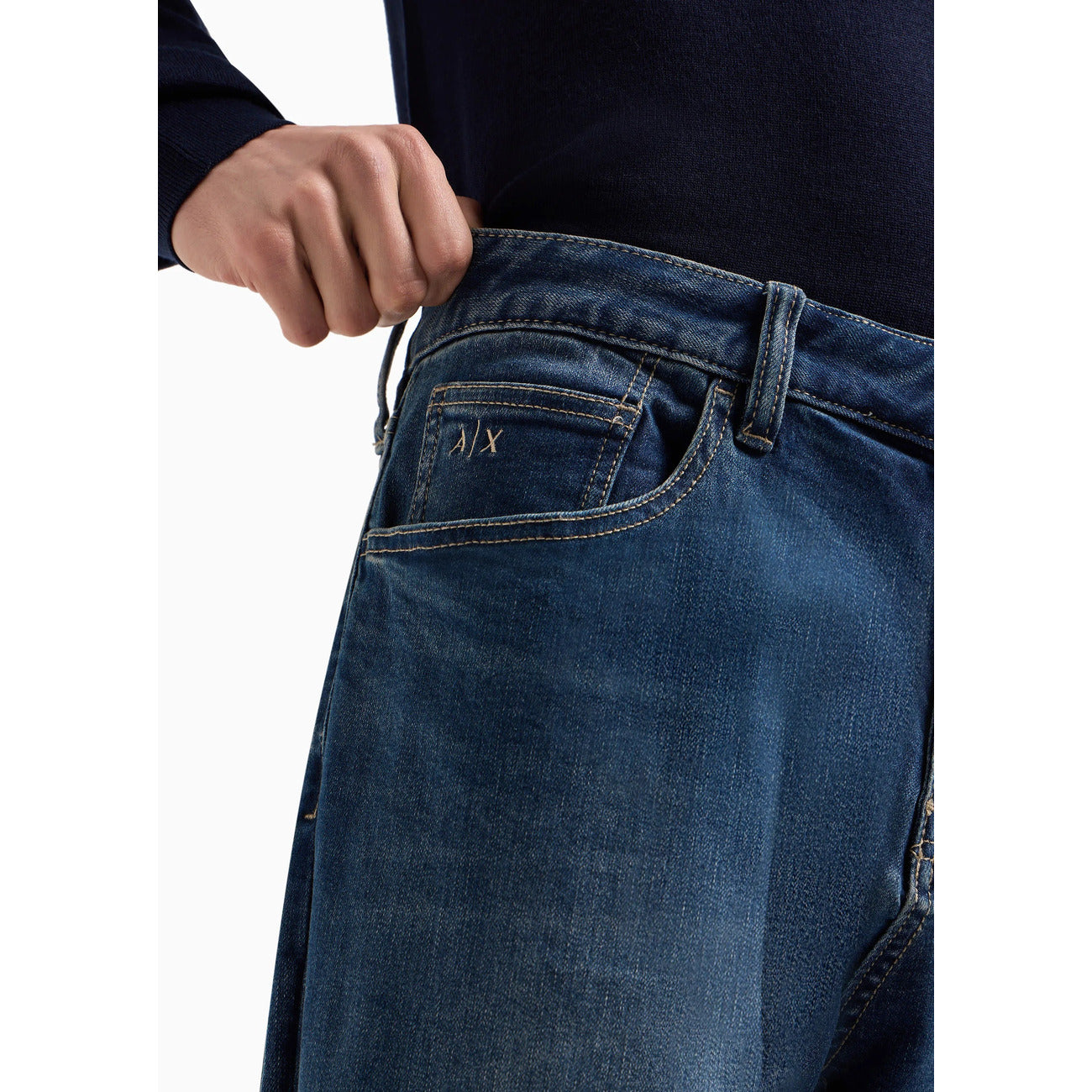 Armani Exchange Jeans Heren Blauw #2212404