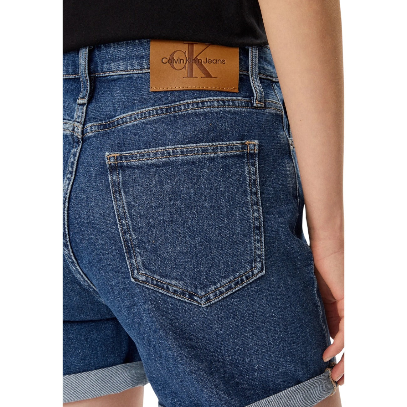 Calvin Klein Jeans Shorts Dames Blauw