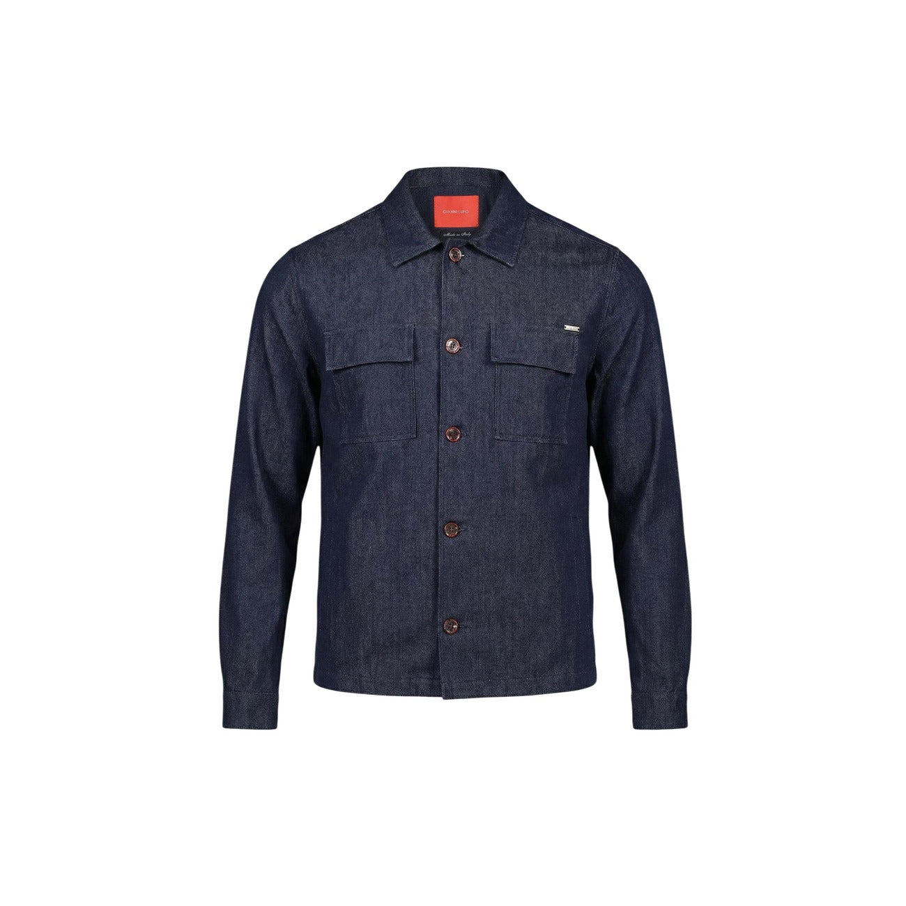 Gianni Lupo Shirt Herren Blau