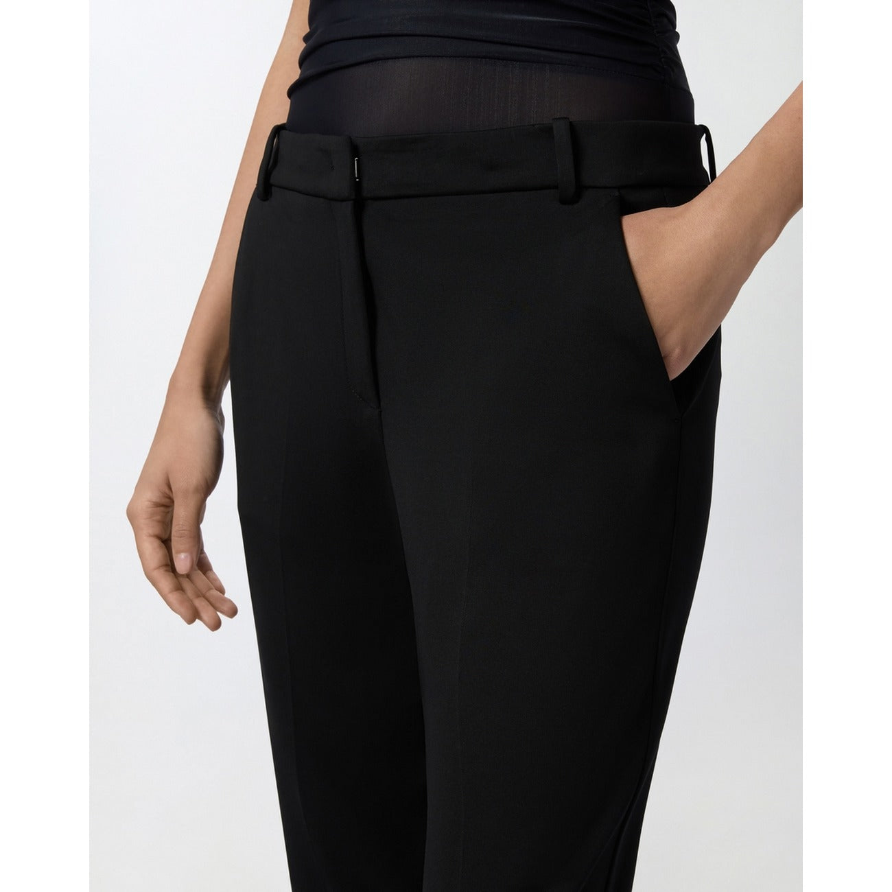 Pinko Broek Dames Zwart Zwart