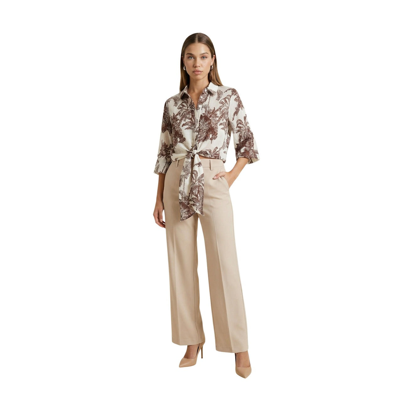 Artigli Shirt Dames Beige #2465205