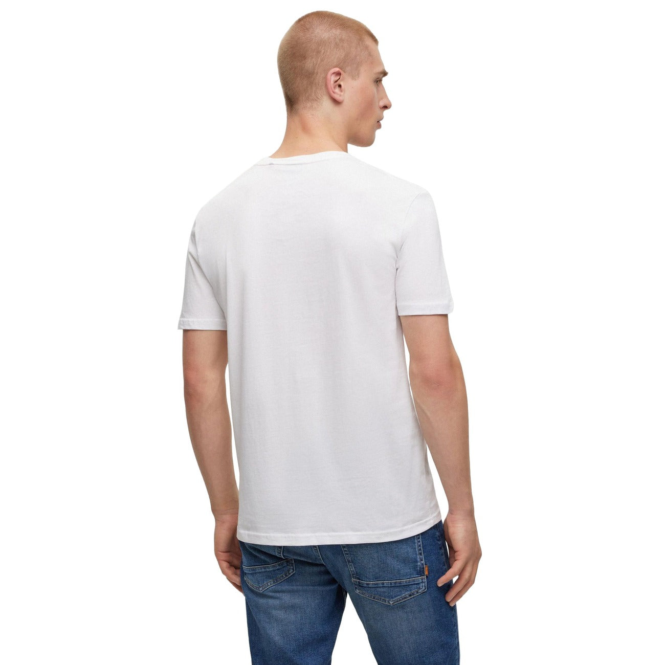 Boss T-shirt Heren Wit #2212700