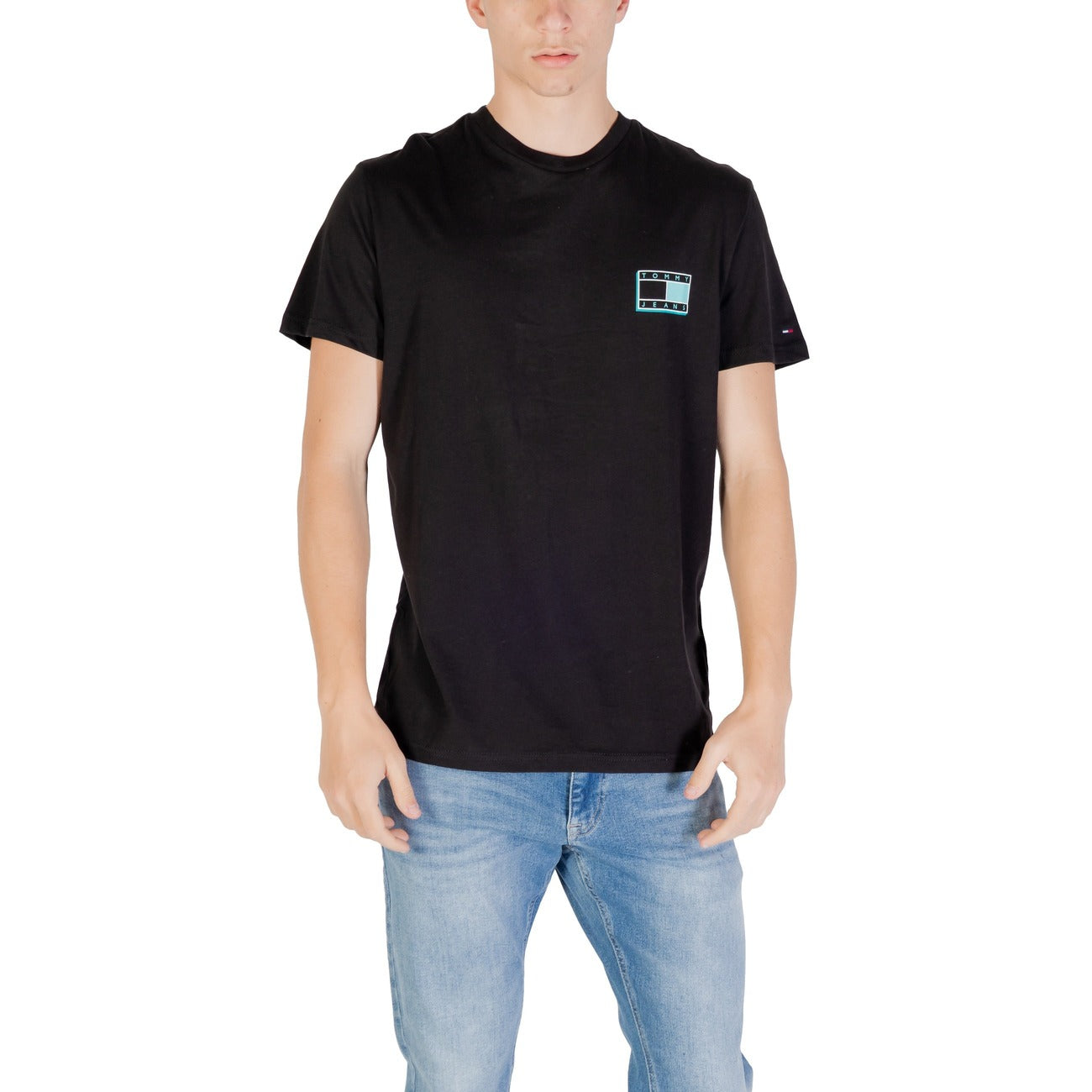 Tommy Hilfiger Jeans T-shirt Heren Blauw #2424149