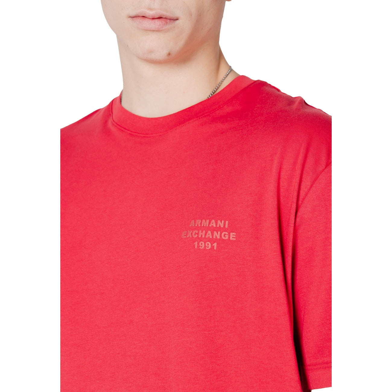 Armani Exchange T-shirt Heren Rood