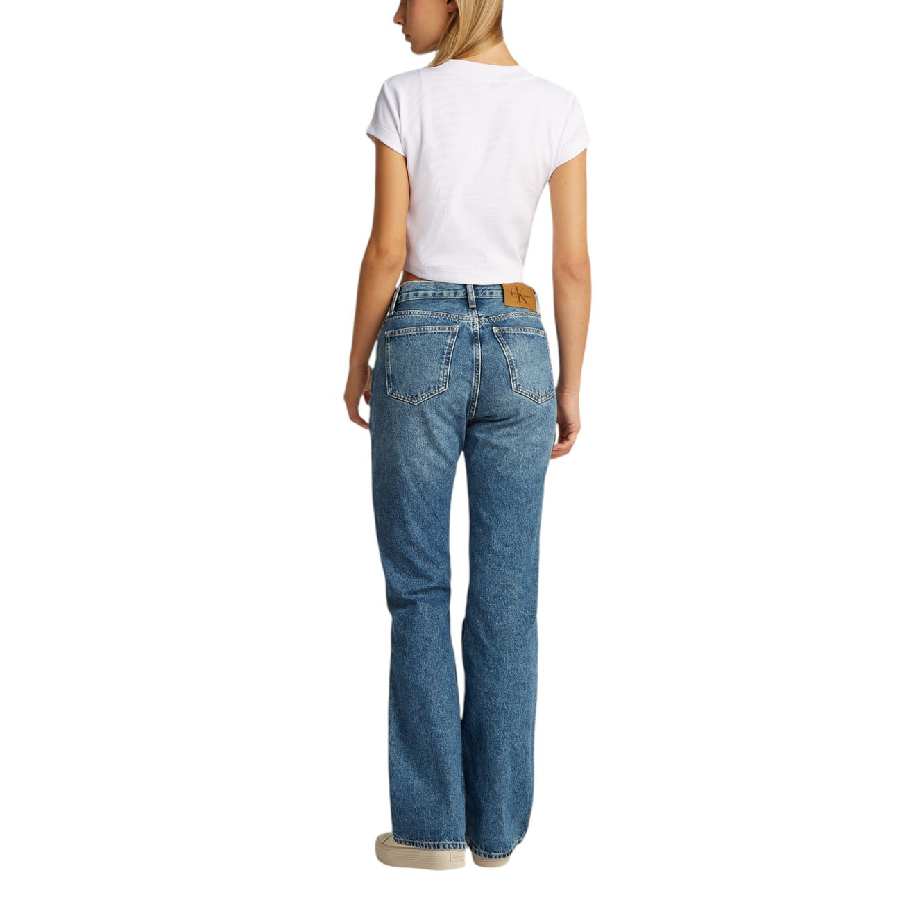 Calvin Klein Jeans T-shirt Dames Wit #2462322