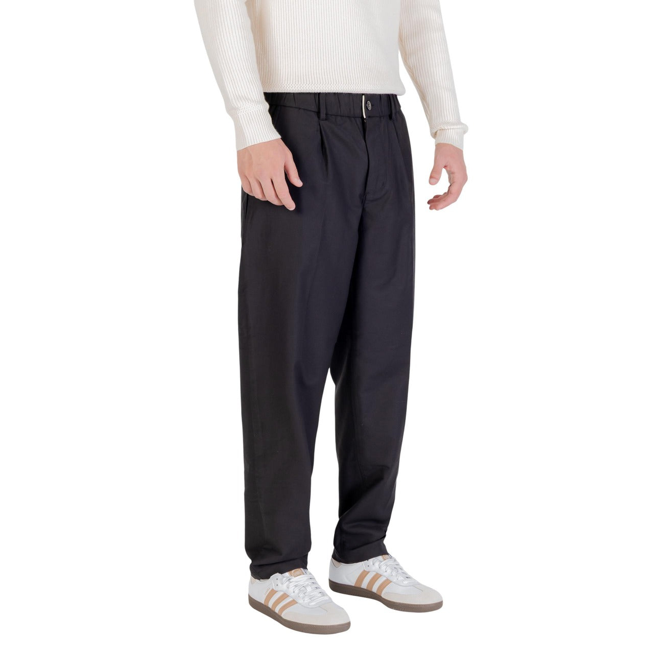 Gianni Lupo Hose Herren Schwarz #2439455
