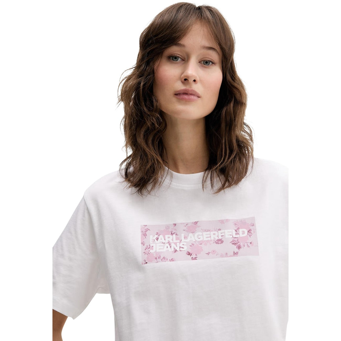 Karl Lagerfeld Jeans T-Shirt Damen Weiß