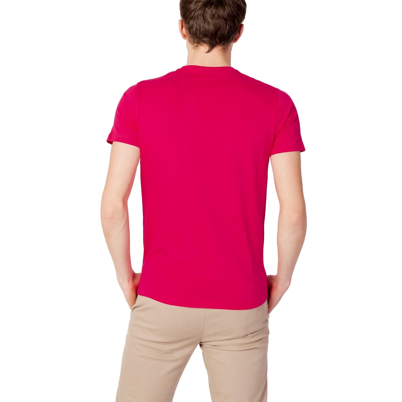 U.s. Polo Assn. T-Shirt Herren Fuchsia