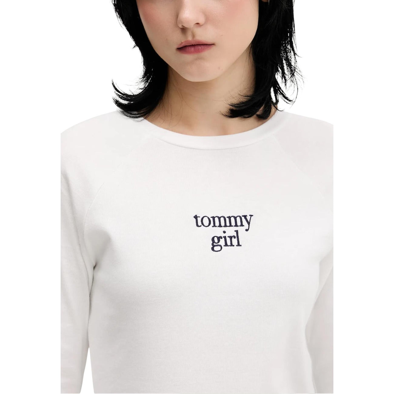 Tommy Hilfiger Jeans Strickmode Damen Weiß