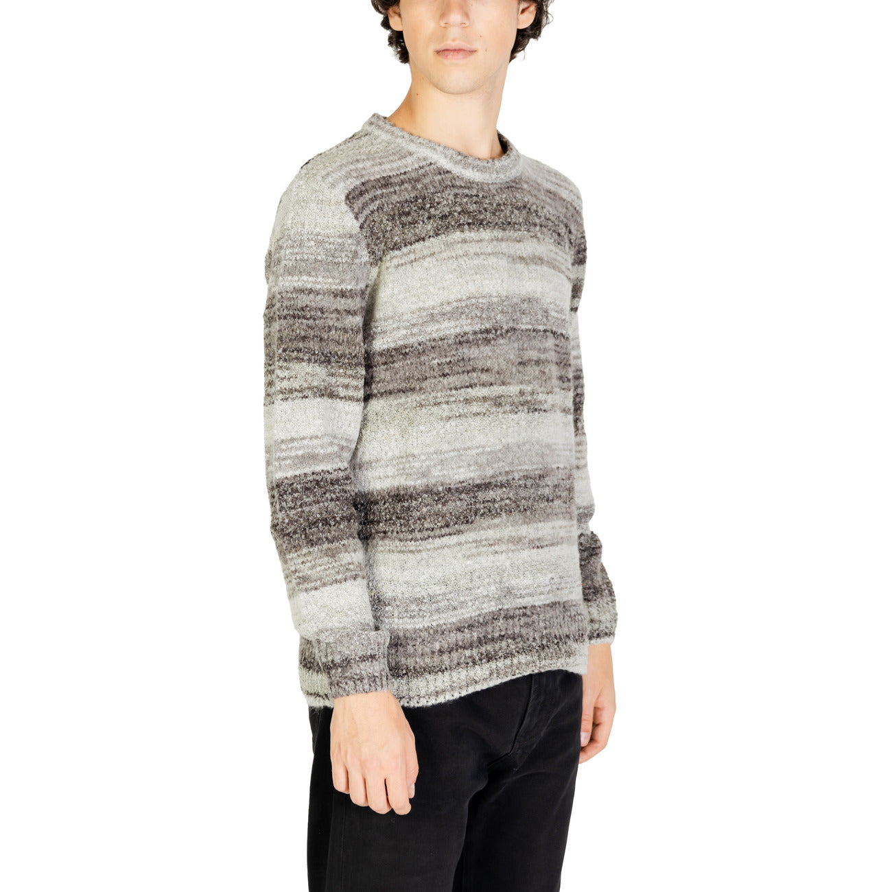 Gianni Lupo Strickmode Herren Grau