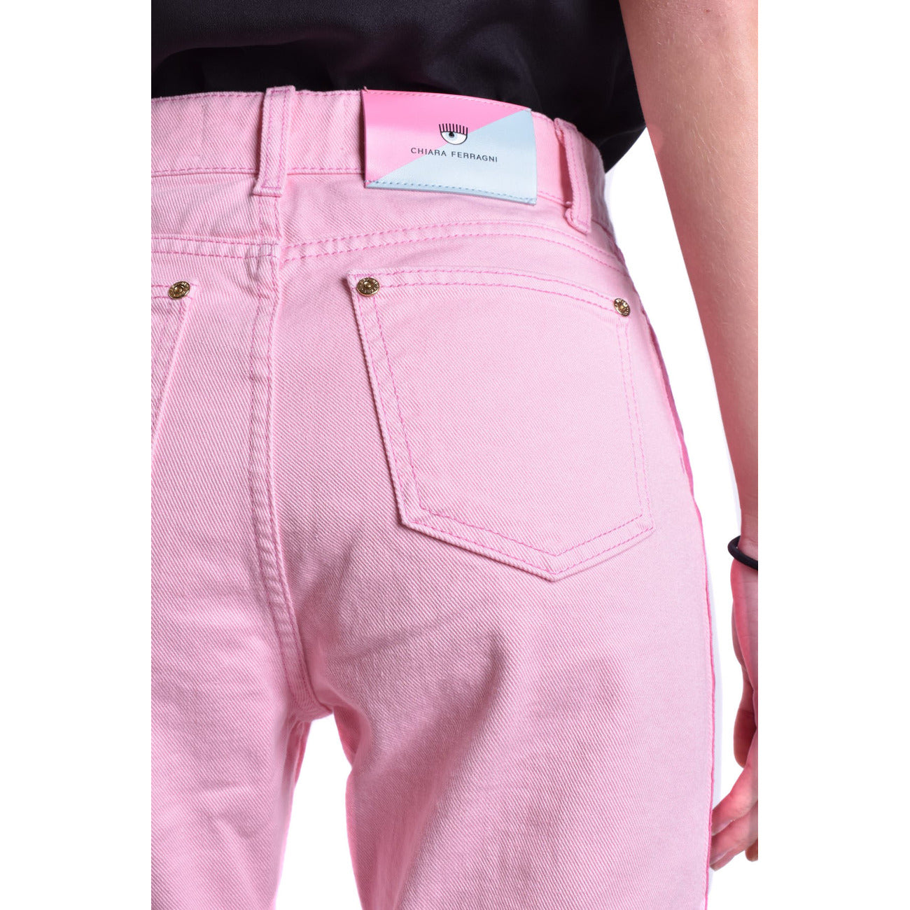 Chiara Ferragni Jeans Damen Rosa