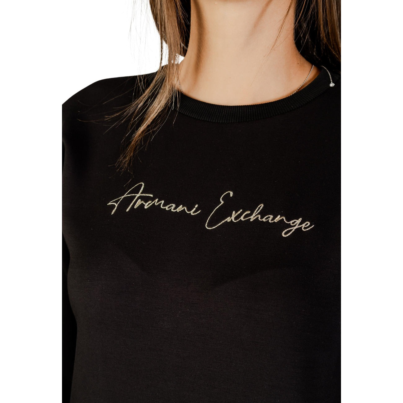 Armani Exchange Sweatshirt Damen Schwarz #2431621