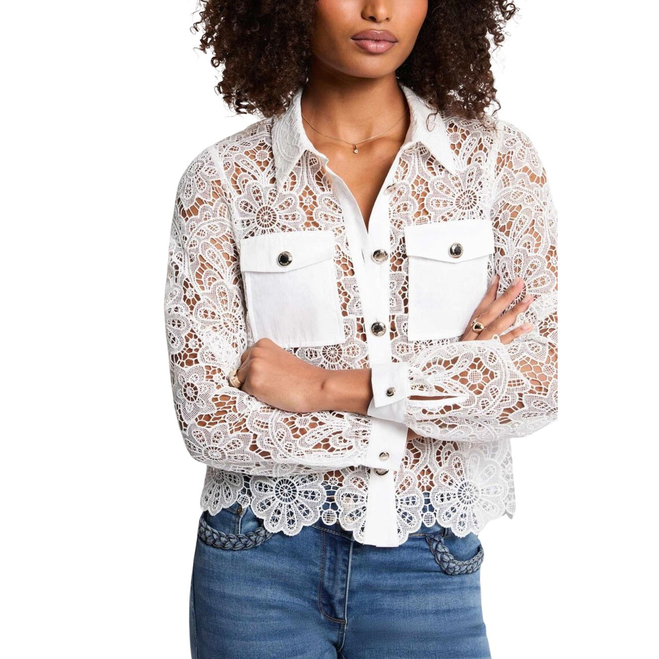 Morgan De Toi Shirt Damen Weiß #2451573