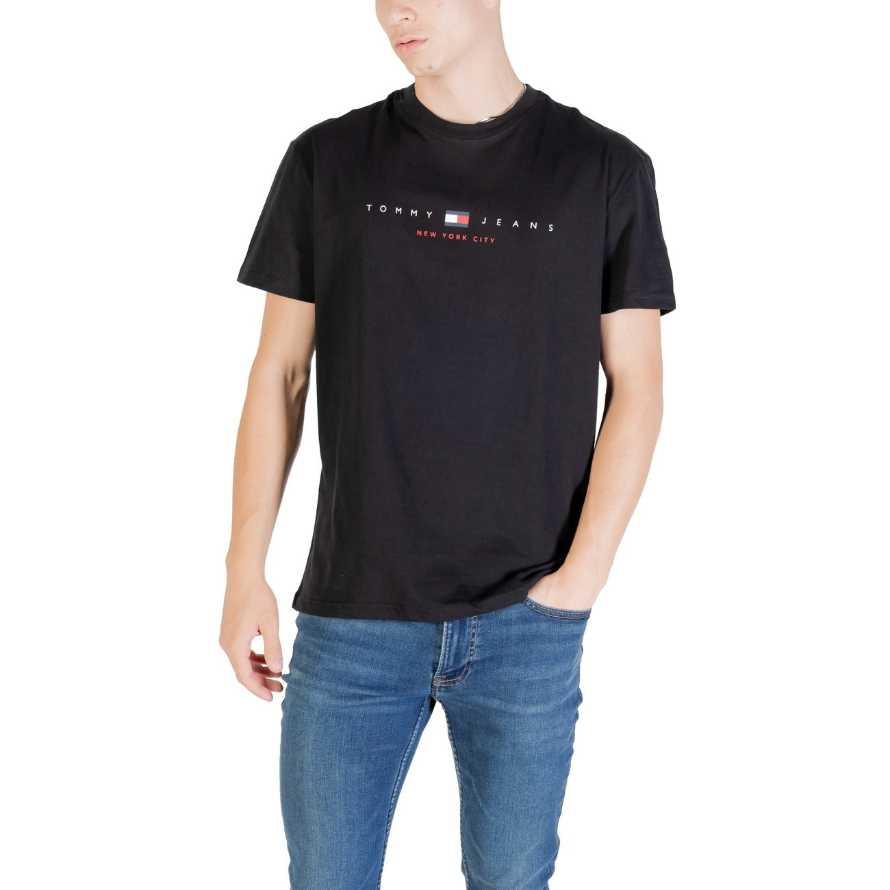 Tommy Hilfiger Jeans T-Shirt Herren Schwarz #2426660