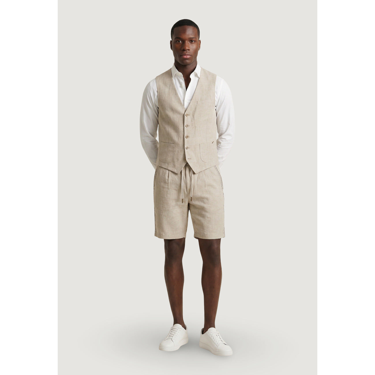 Gianni Lupo Bermuda Heren Beige