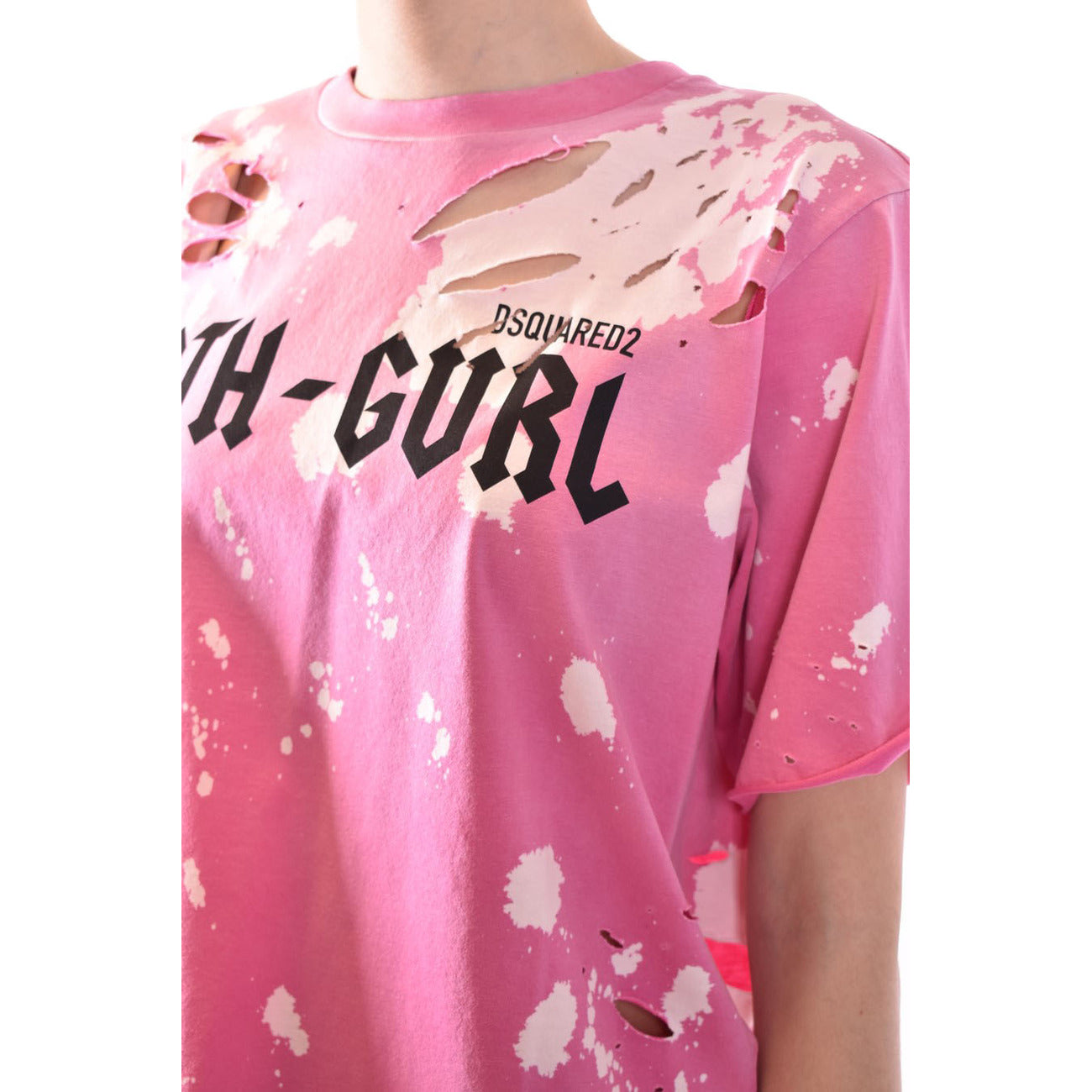 Dsquared2 T-shirt Dames Roze