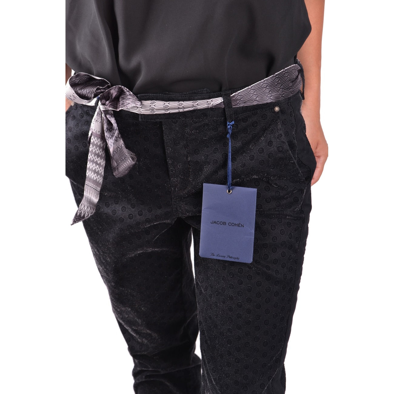 Jacob Cohen Hose Damen Schwarz #2437654