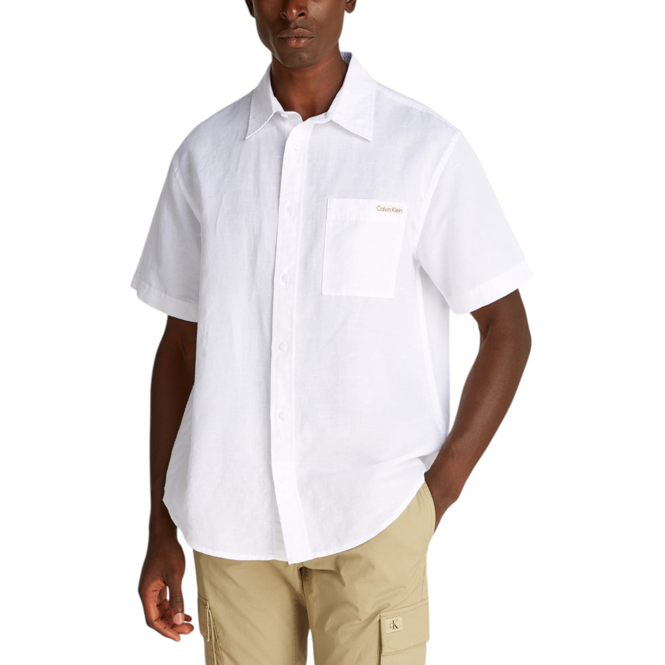 Calvin Klein Jeans Shirt Heren Beige