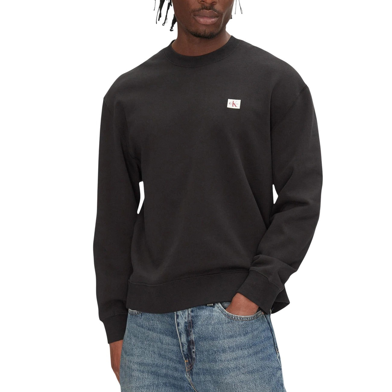 Calvin Klein Jeans Sweatshirt Herren Schwarz