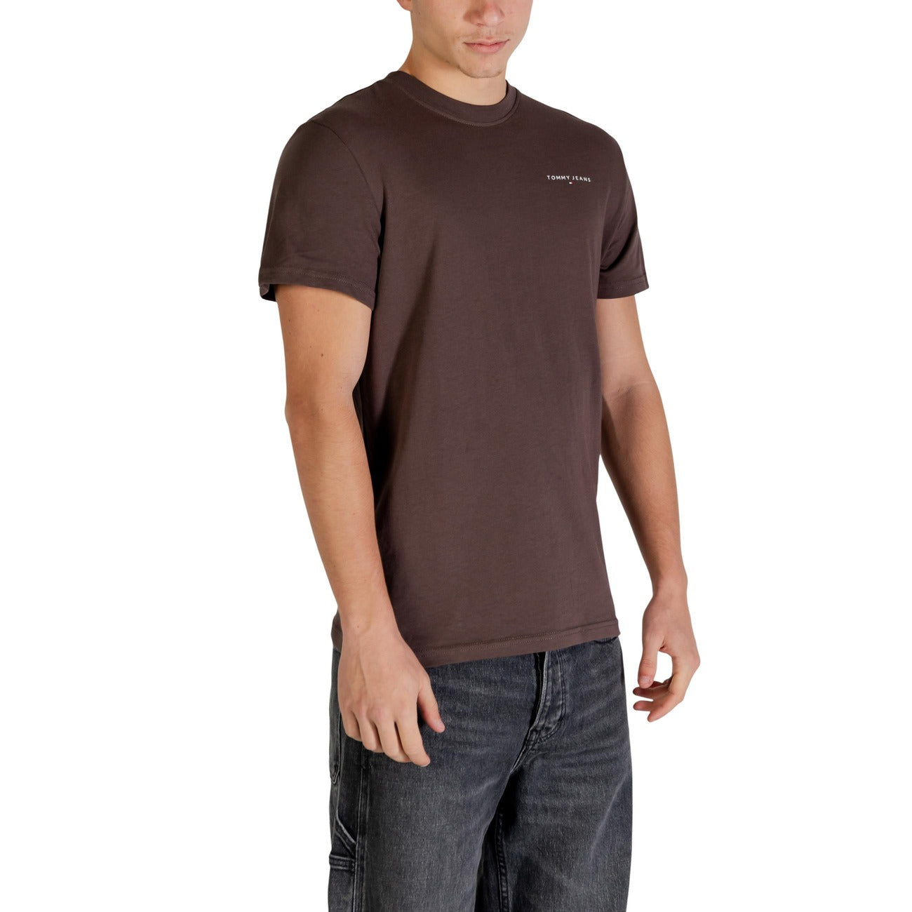 Tommy Hilfiger Jeans T-Shirt Herren Braun #2447255