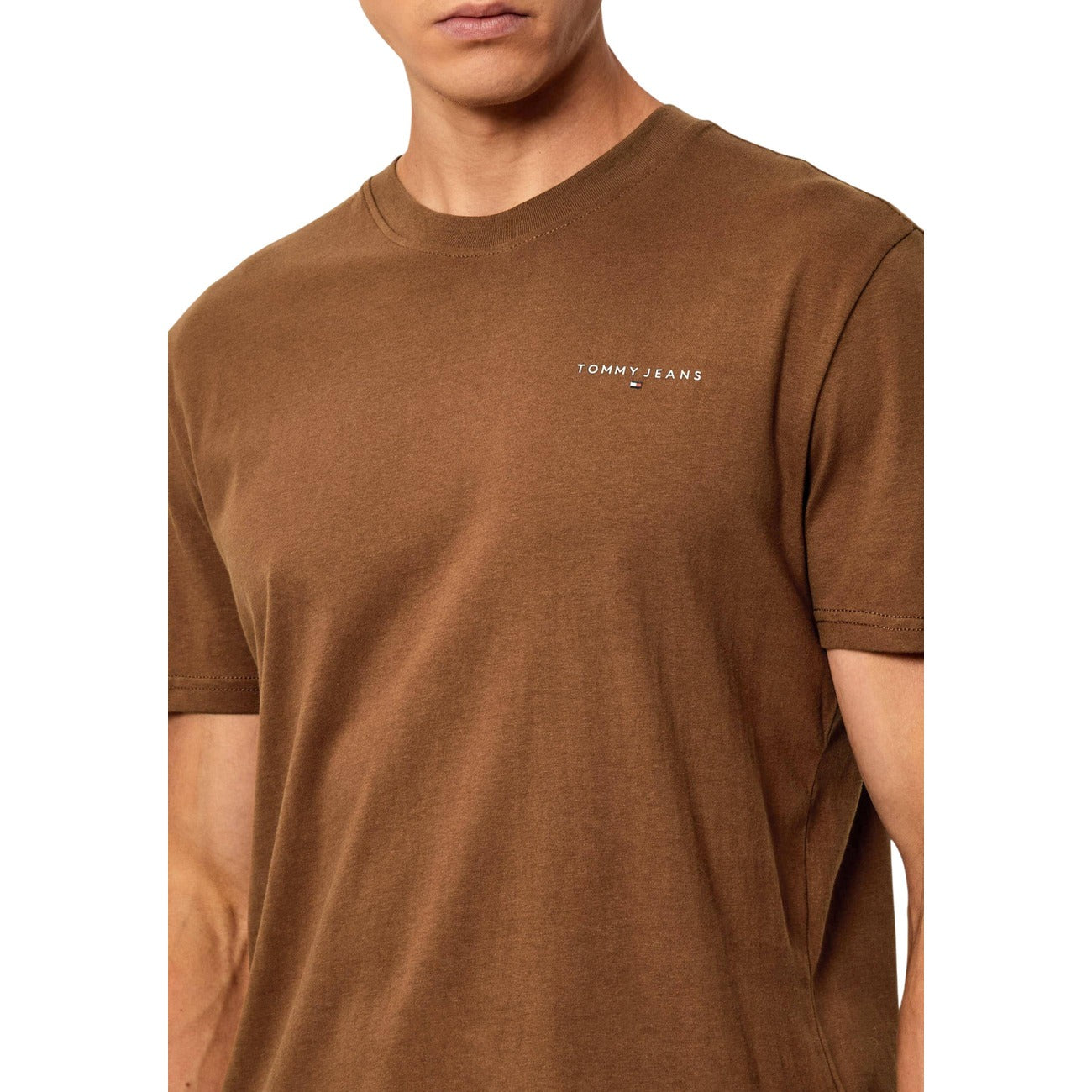 Tommy Hilfiger Jeans T-shirt Heren Camel