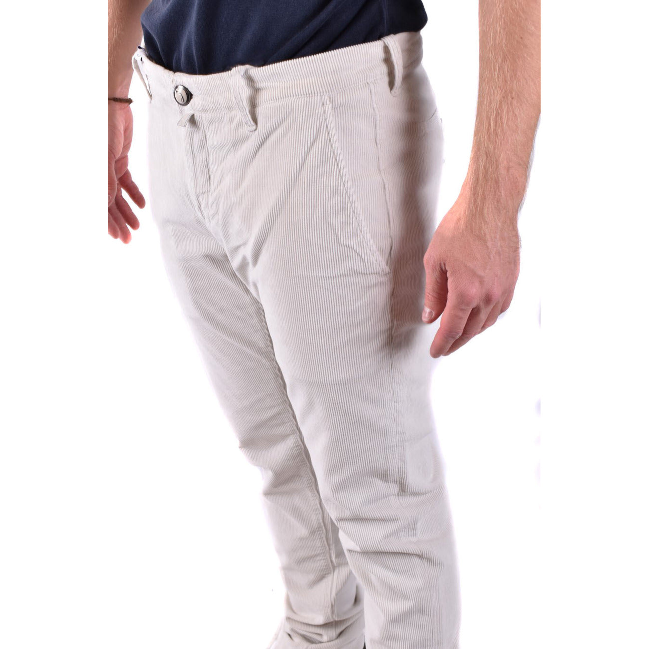 Dondup Hose Herren Weiß