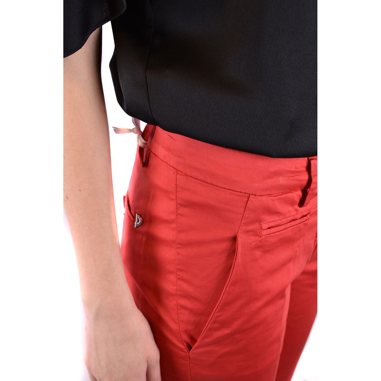 Dondup Broek Dames Rood