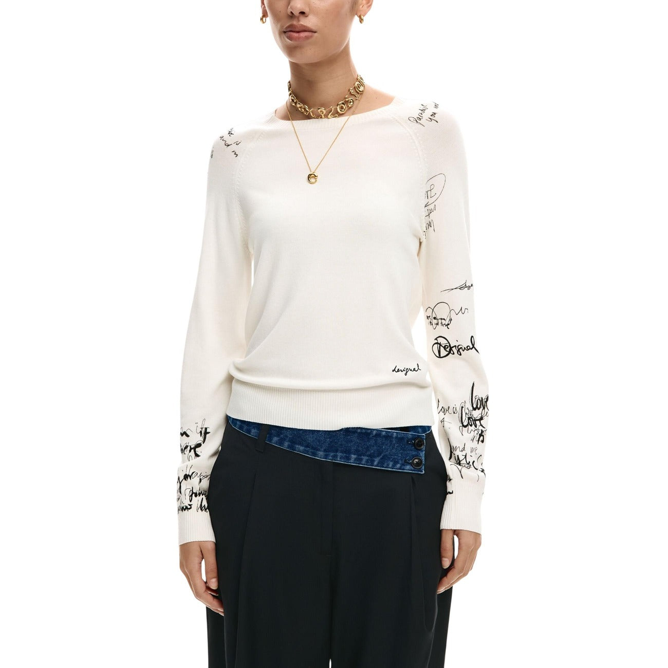 Desigual Strickmode Damen Schwarz #2451021