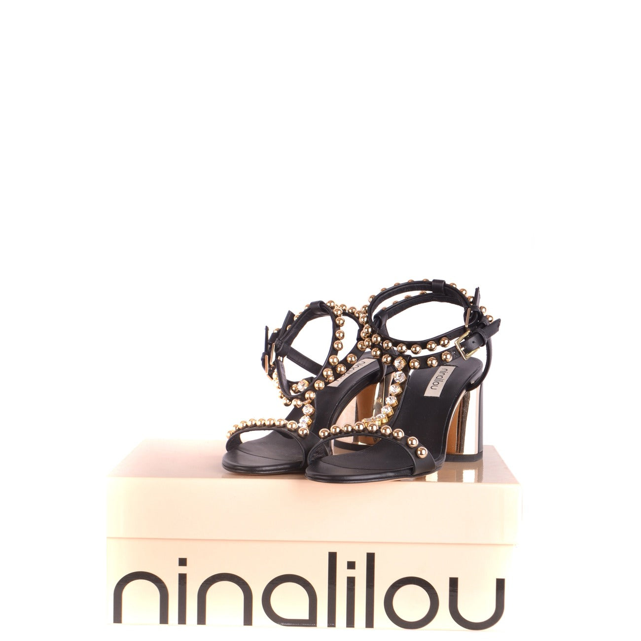 Ninalilou Women Sandals Schwarz