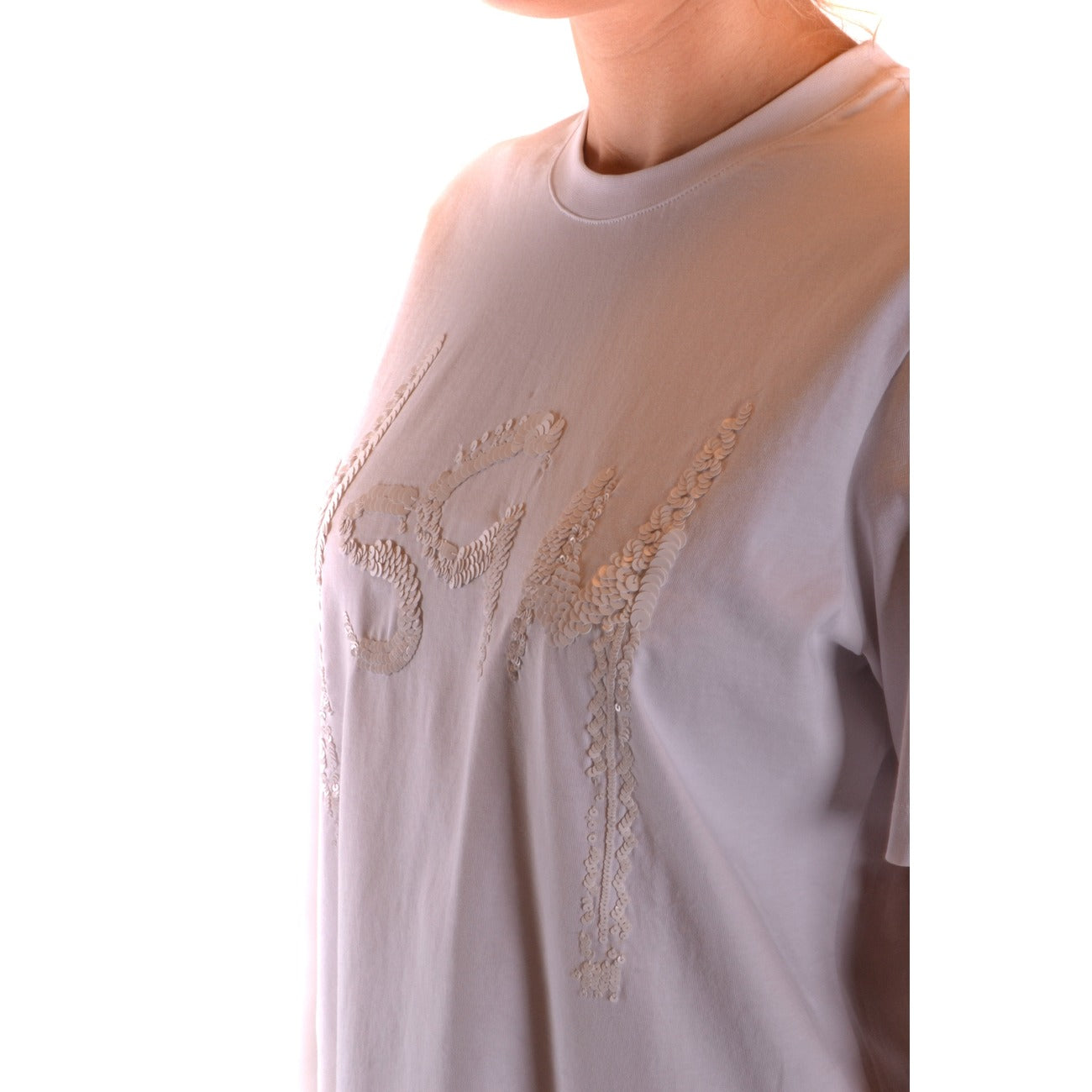 Msgm T-Shirt Damen Weiß