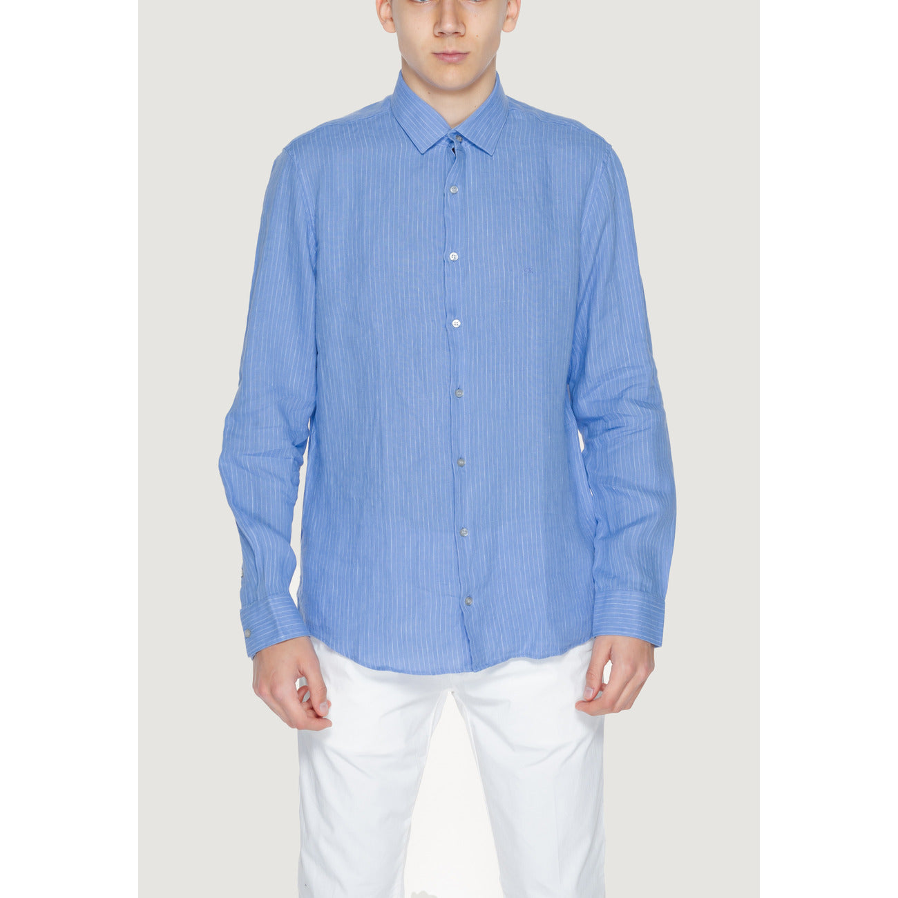 Calvin Klein Shirt Heren Blauw