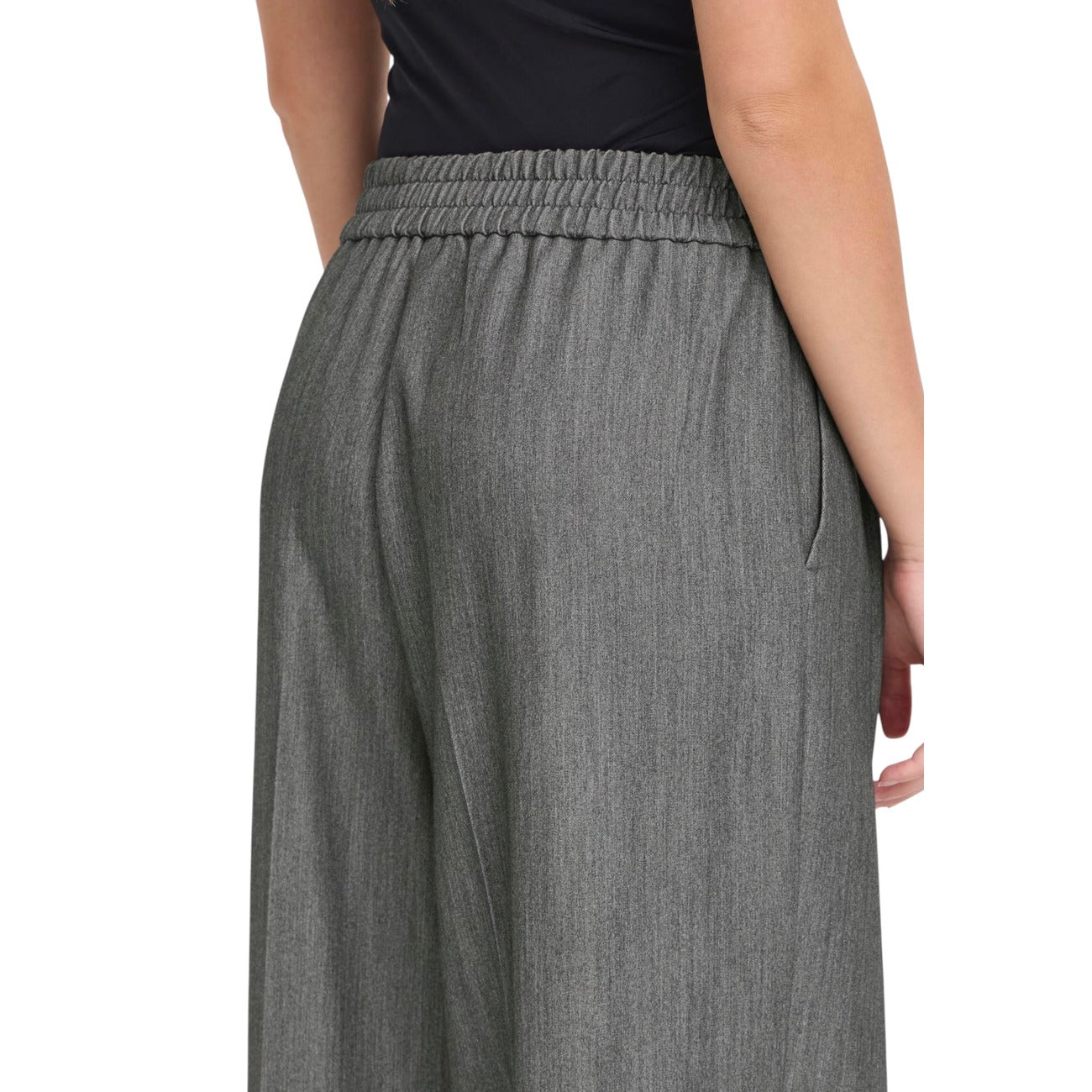 Ichi Trousers Women Grey