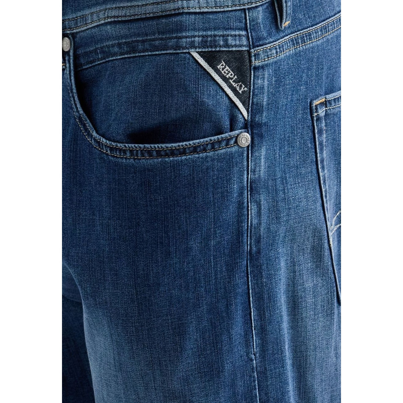 Replay Jeans Herren Blau